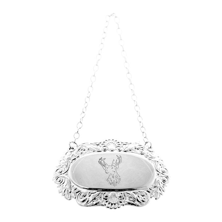 Cunill Sterling Silver Decanter Label Engraved to Order — additional view