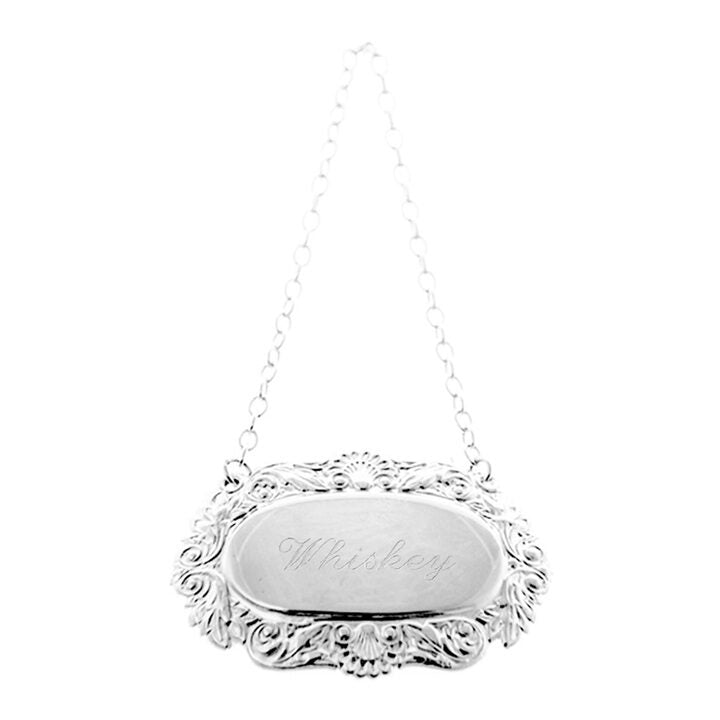 Cunill Sterling Silver Decanter Label Engraved to Order — additional view