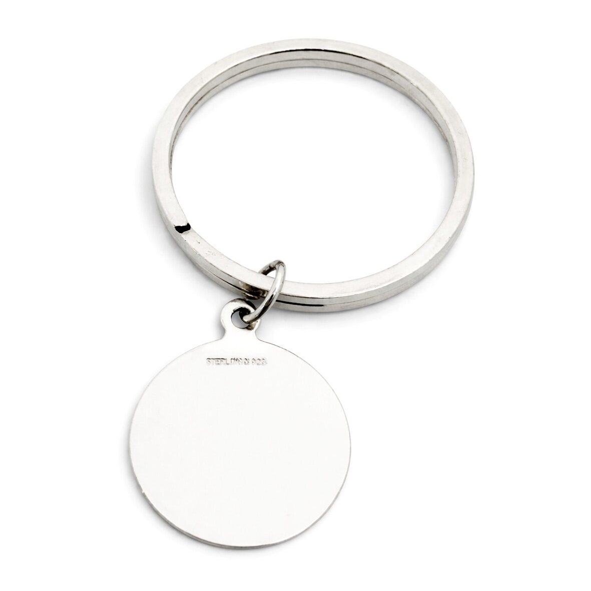 Cunill Sterling Silver Old English Key Ring — additional view