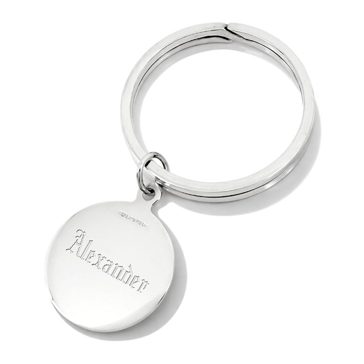 Cunill Sterling Silver Old English Key Ring — additional view