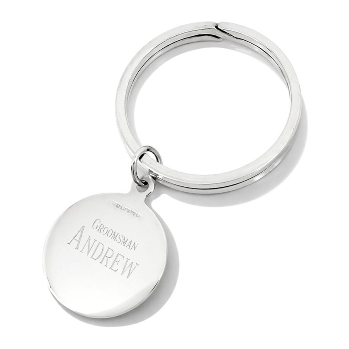 Cunill Sterling Silver Old English Key Ring — additional view