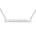 Cunill Sterling Silver Personalized Bar Necklace — additional view
