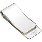 Cunill Sterling Silver Plain Money Clip, sterling silver money clip, on a white background