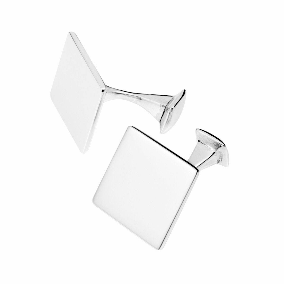 Cunill Sterling Silver Square Cuff Links — additional view