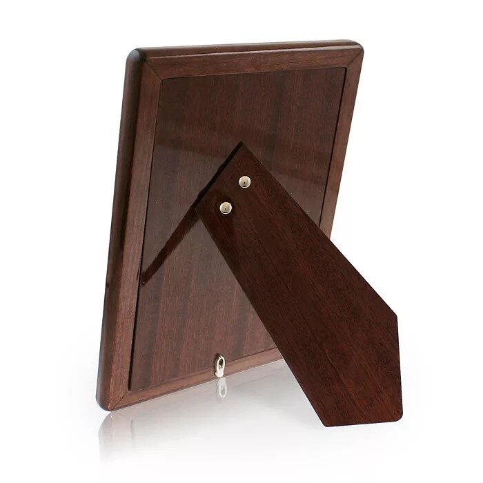 Cunill Stork Sterling Silver Overlay 3x5 Birth Record Frame — additional view
