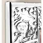 Cunill Stork Sterling Silver Overlay 3x5 Birth Record Frame — additional view