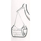 Cunill Teddy & Stork Sterling Silver 4x6 Birth Record Picture Frame — additional view