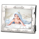 Cunill Teddy & Stork Sterling Silver 4x6 Birth Record Picture Frame — additional view