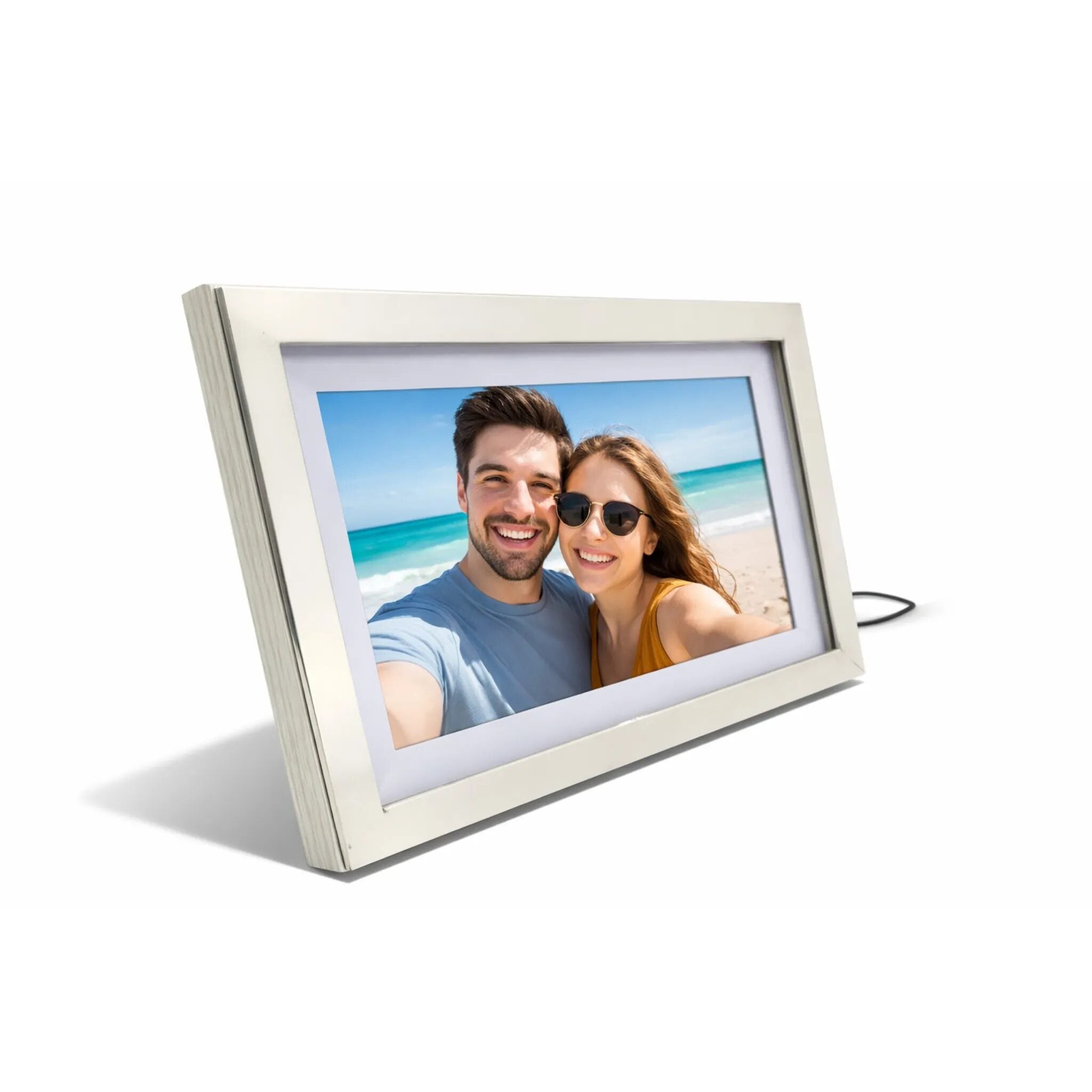 Cunill The Legacy Non-Tarnish Sterling Silver Digital Picture Frame — additional view