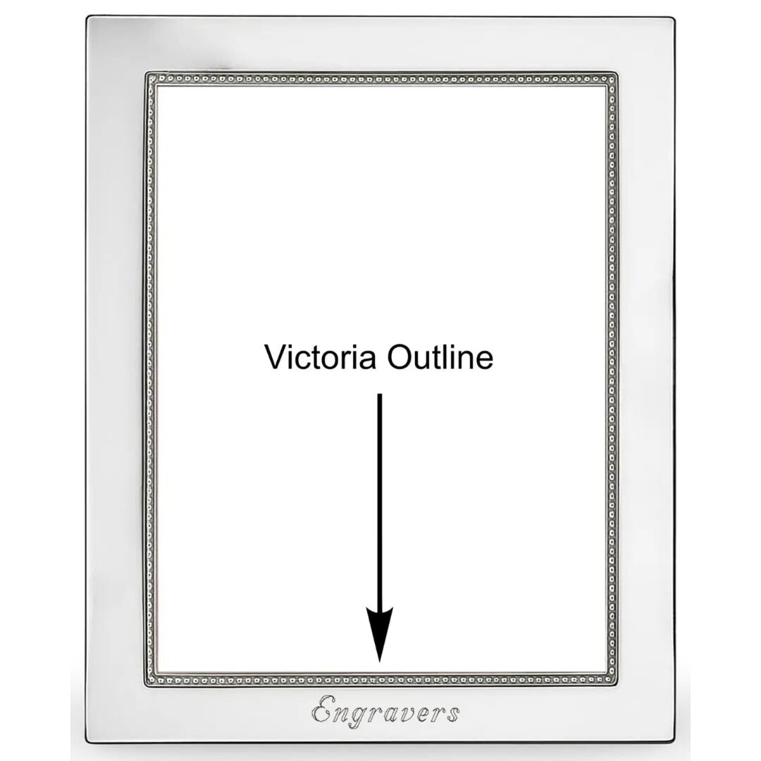 Cunill Tiffany Bead Non-Tarnish Sterling Silver 5x7 Picture Frame — additional view
