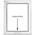 Cunill Tiffany Bead Non-Tarnish Sterling Silver 5x7 Picture Frame — additional view