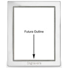 Cunill Tiffany Bead Non-Tarnish Sterling Silver 5x7 Picture Frame — additional view