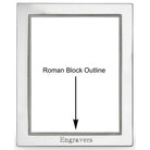 Cunill Tiffany Bead Non-Tarnish Sterling Silver 5x7 Picture Frame — additional view