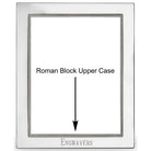 Cunill Tiffany Bead Non-Tarnish Sterling Silver 8x10 Picture Frame — additional view