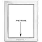 Cunill Tiffany Bead Non-Tarnish Sterling Silver 8x10 Picture Frame — additional view