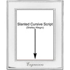 Cunill Tiffany Double Bead Non-Tarnish Sterling Silver 5x7 Picture Frame — additional view