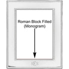 Cunill Tiffany Double Bead Non-Tarnish Sterling Silver 8x10 Picture Frame — additional view
