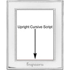 Cunill Tiffany Double Bead Non-Tarnish Sterling Silver 8x10 Picture Frame — additional view
