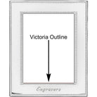 Cunill Tiffany Double Bead Non-Tarnish Sterling Silver 8x10 Picture Frame — additional view