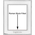 Cunill Tiffany Double Bead Non-Tarnish Sterling Silver 8x10 Picture Frame — additional view