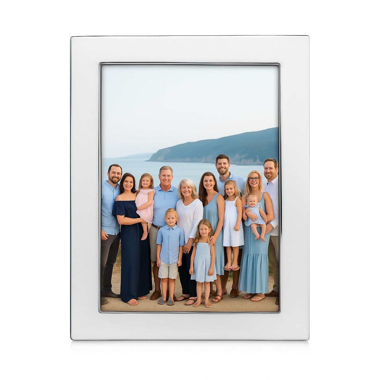 Cunill Tiffany Plain 2.5x3.5 Sterling Silver Ornament Picture Frame — additional view