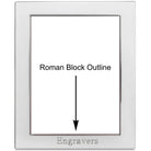 Cunill Tiffany Plain Non-Tarnish Sterling Silver 5x7 Picture Frame — additional view