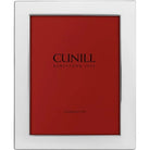 Cunill Tiffany Plain Non-Tarnish Sterling Silver 5x7 Picture Frame, sterling silver picture frame, on a white background