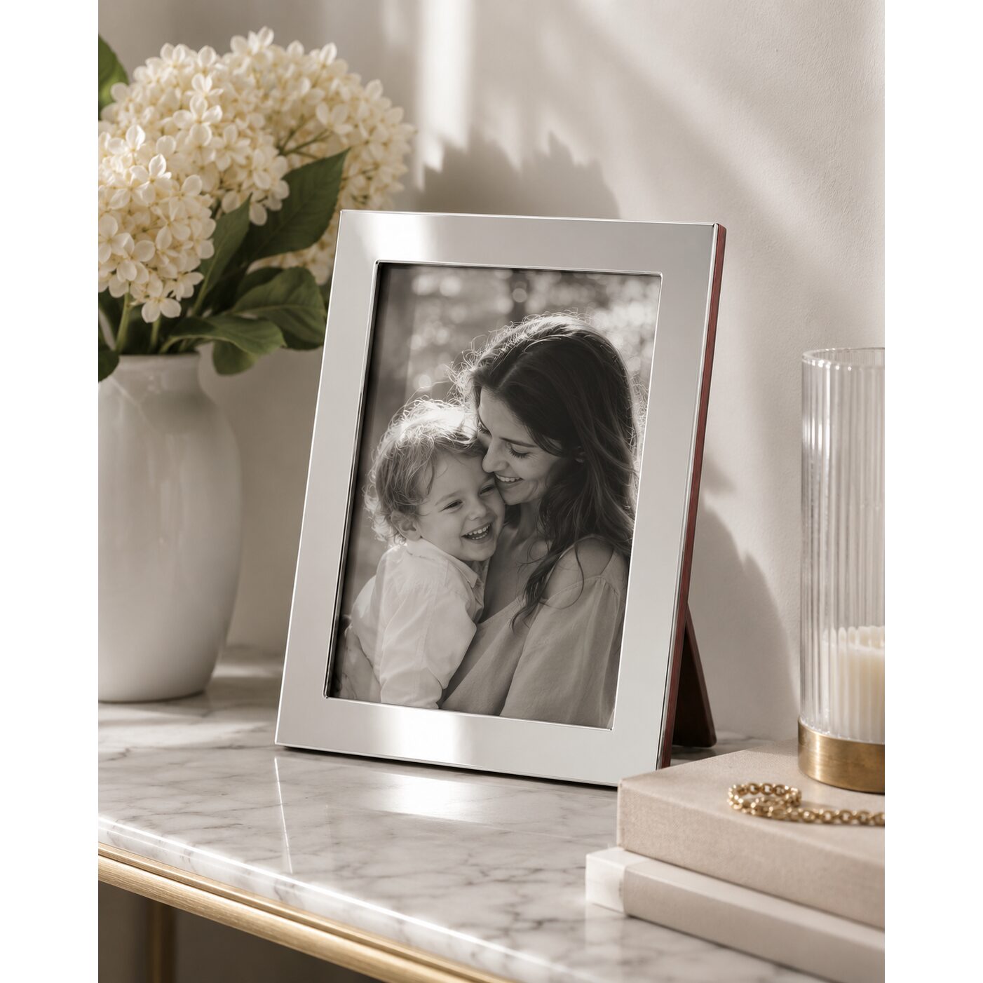 Cunill Tiffany Plain Non-Tarnish Sterling Silver 8x10 Picture Frame — additional view