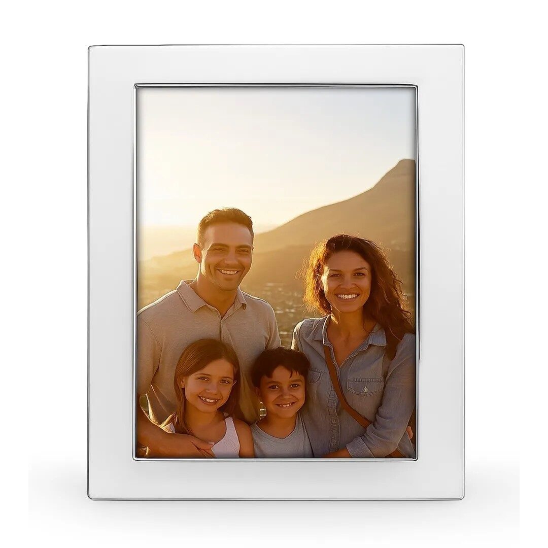 Cunill Tiffany Plain Non-Tarnish Sterling Silver 8x10 Picture Frame — additional view