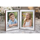 Cunill Tiffany Plain Non-Tarnish Sterling Silver Double 4x6 Folding Frame — additional view