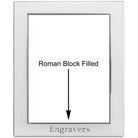Cunill Tiffany Plain Sterling Silver Overlay 5x7 Picture Frame — additional view