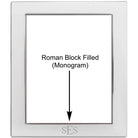 Cunill Tiffany Plain Sterling Silver Overlay 5x7 Picture Frame — additional view