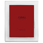 Cunill Tiffany Plain Sterling Silver Overlay 5x7 Picture Frame, sterling silver picture frame, on a white background