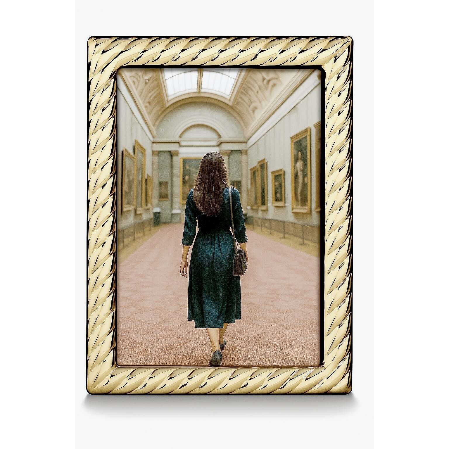Cunill 'Twist' 5x7 Gold Plated Picture Frame — additional view