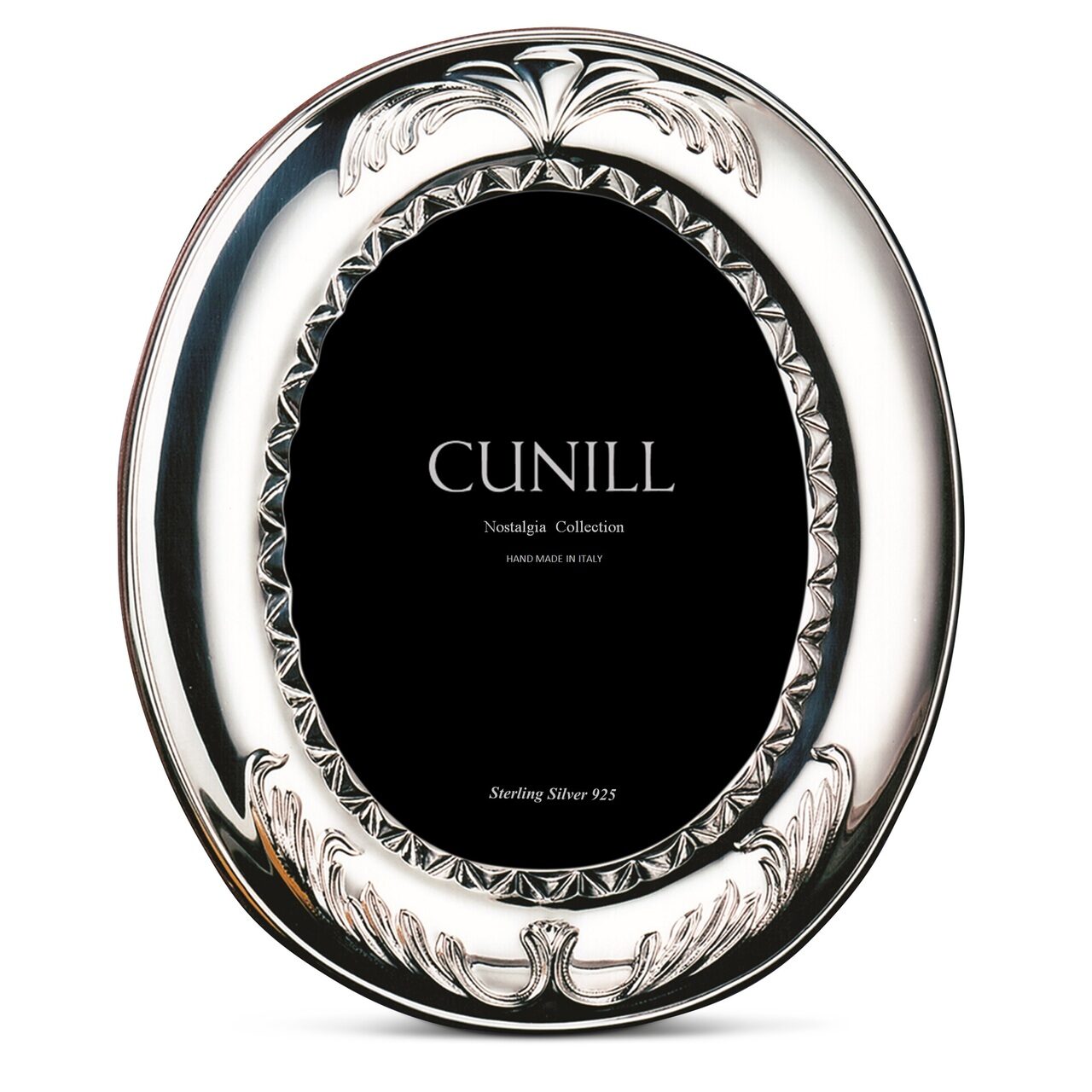 Cunill 'Venetia' 3.5x5 Non-Tarnish Sterling Silver Picture Frame, sterling silver picture frame, on a white background
