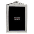 Cunill VINARD Silver Plated Hammered Anniversary 4x6 Picture Frame, sterling silver picture frame, on a white background