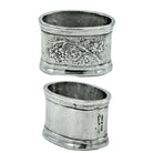 Cunill Vintage Fruit Pewter Engravable Napkin Rings Set of 6 — additional view