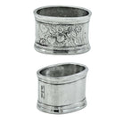 Cunill Vintage Fruit Pewter Engravable Napkin Rings Set of 6 — additional view