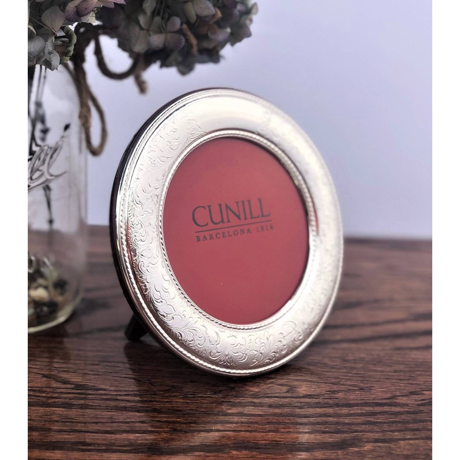 Cunill Vintage Non-Tarnish Sterling Silver 4" Round Picture Frame — additional view