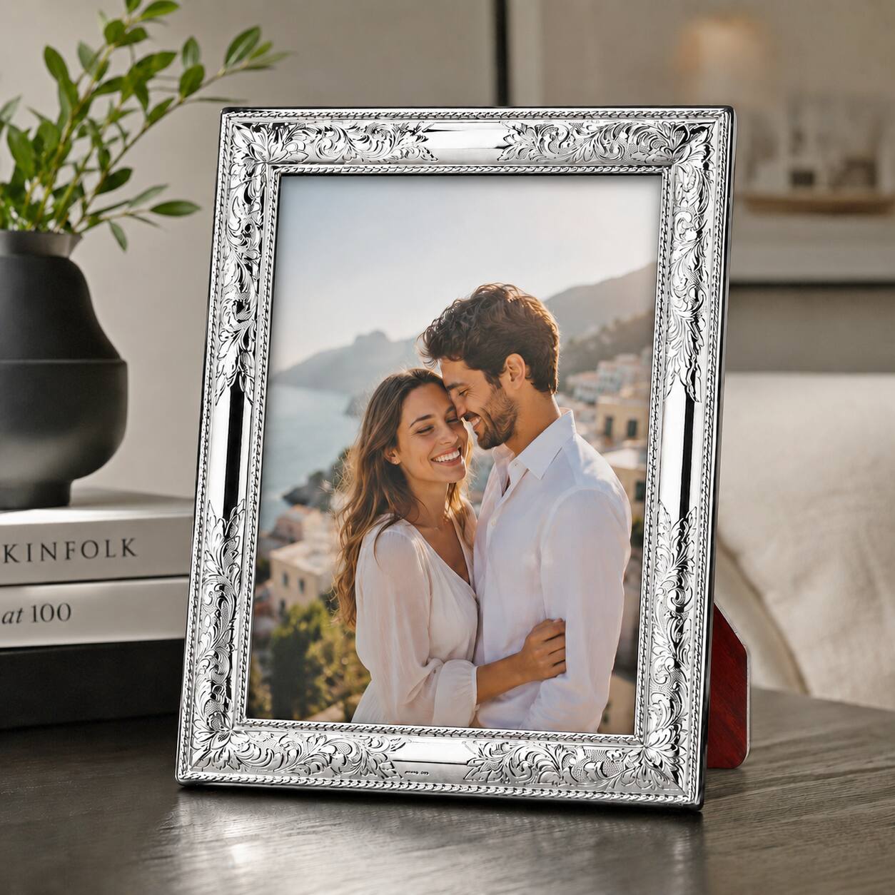 Cunill Vintage Non-Tarnish Sterling Silver 8x10 Picture Frame — additional view