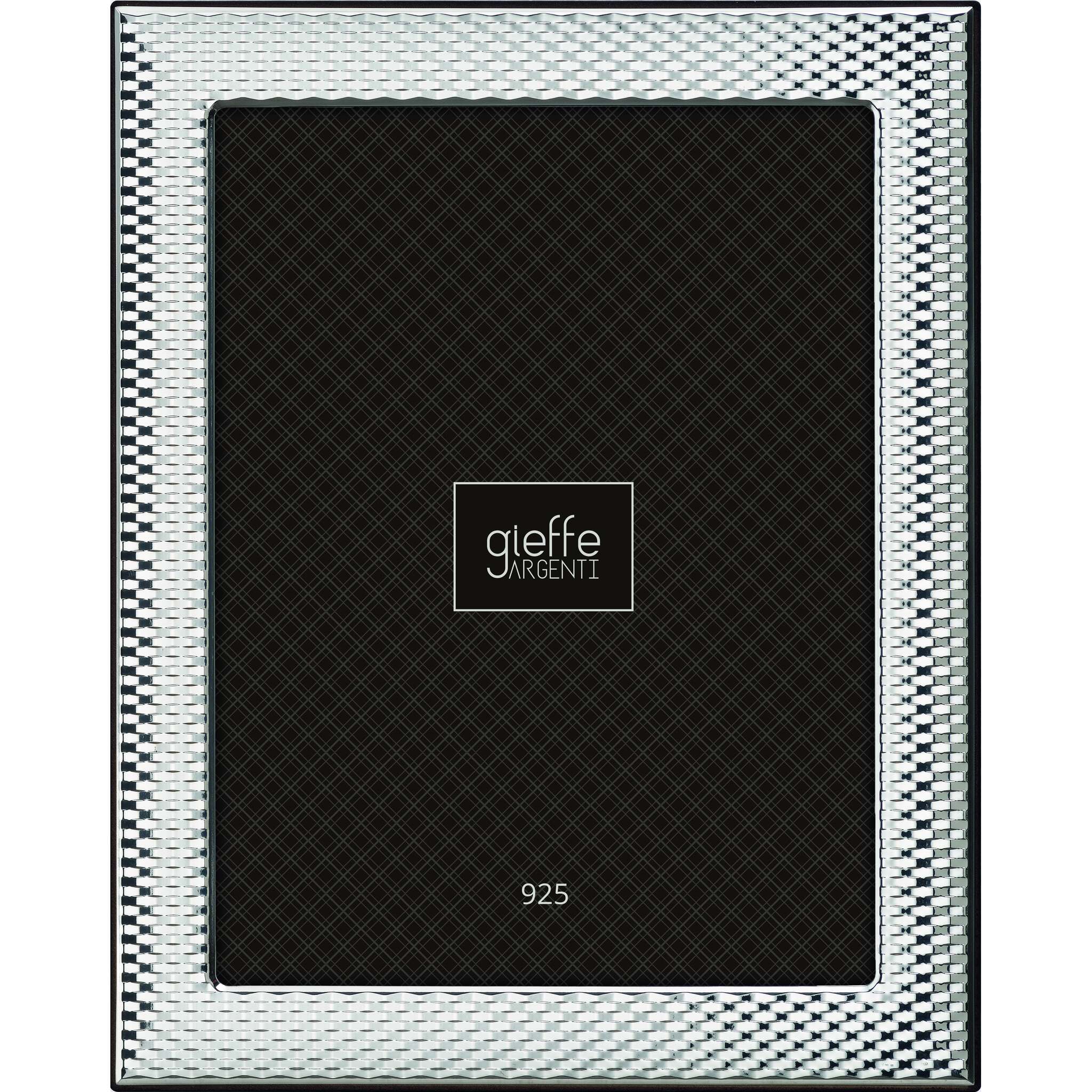 Cunill Weave 5x7 Sterling Silver Picture Frame, sterling silver picture frame, on a white background