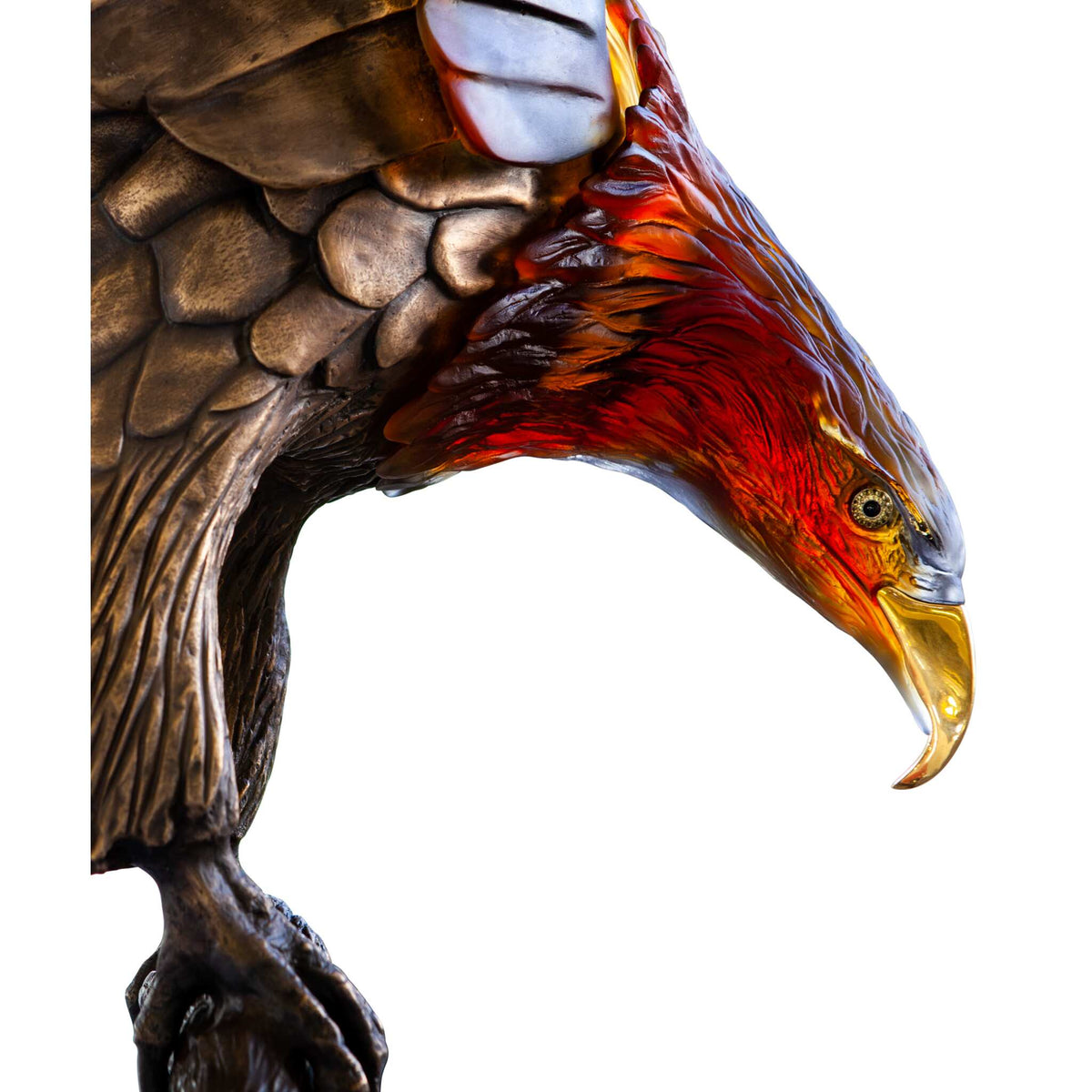 Daum Aigle Royal Prestige By Madeleine Van Der Knoop 8ex Sculpture, alternate view