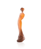 Daum Amélie By Jean Philippe Richard 375ex Sculpture — Amber and grey