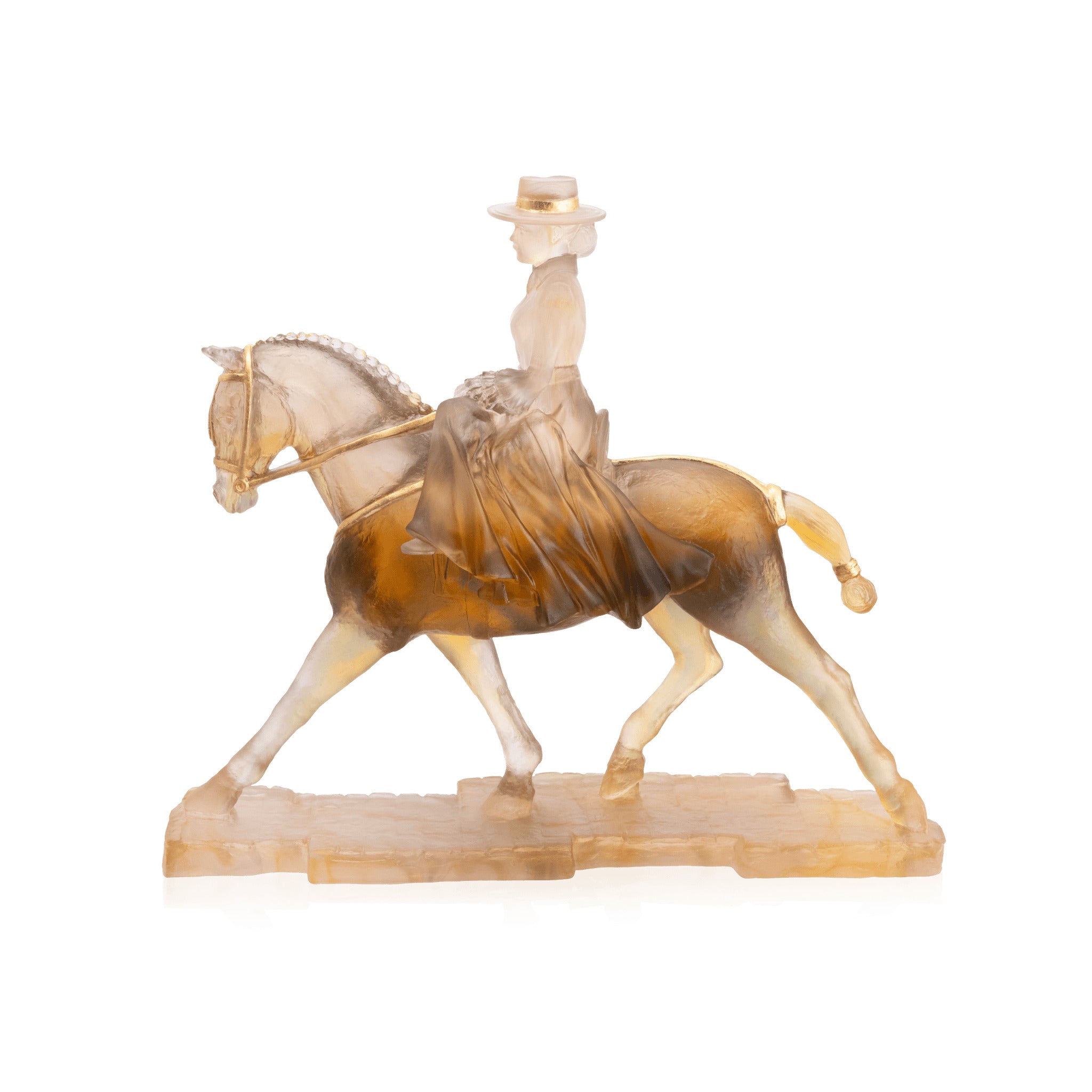Daum Andalusian Horsewoman 75ex Sculpture