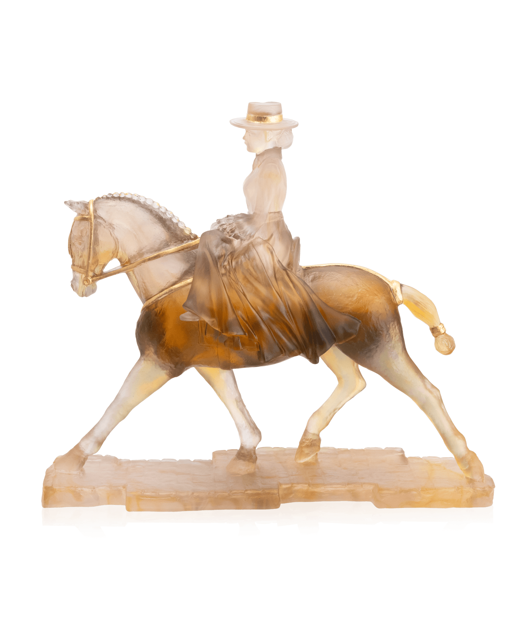 Daum Andalusian Horsewoman 75ex Sculpture
