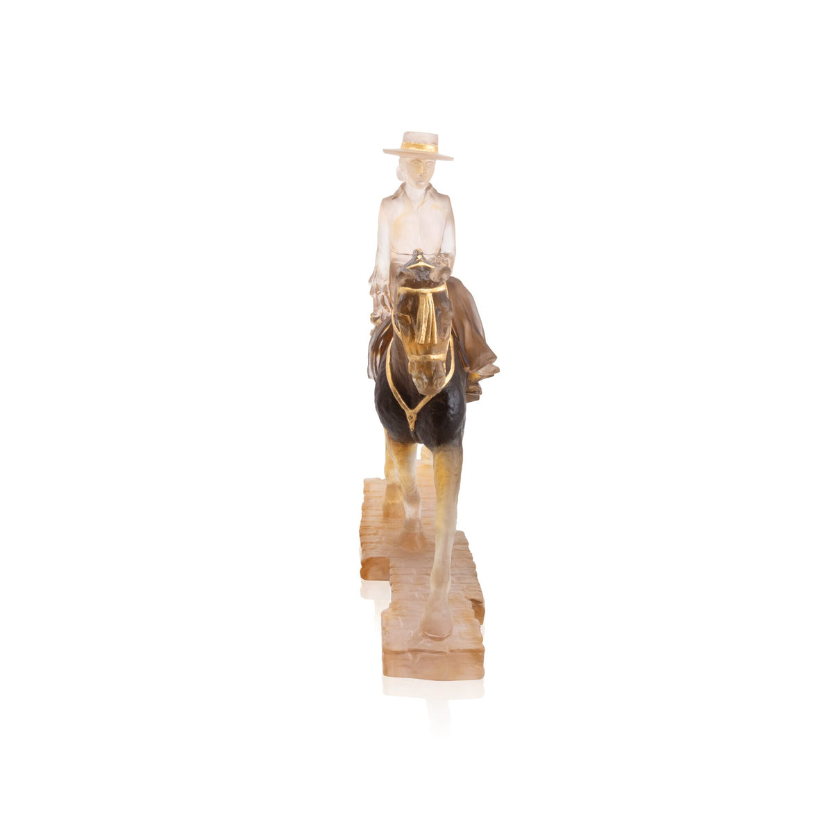 Daum Andalusian Horsewoman 75ex Sculpture, alternate view