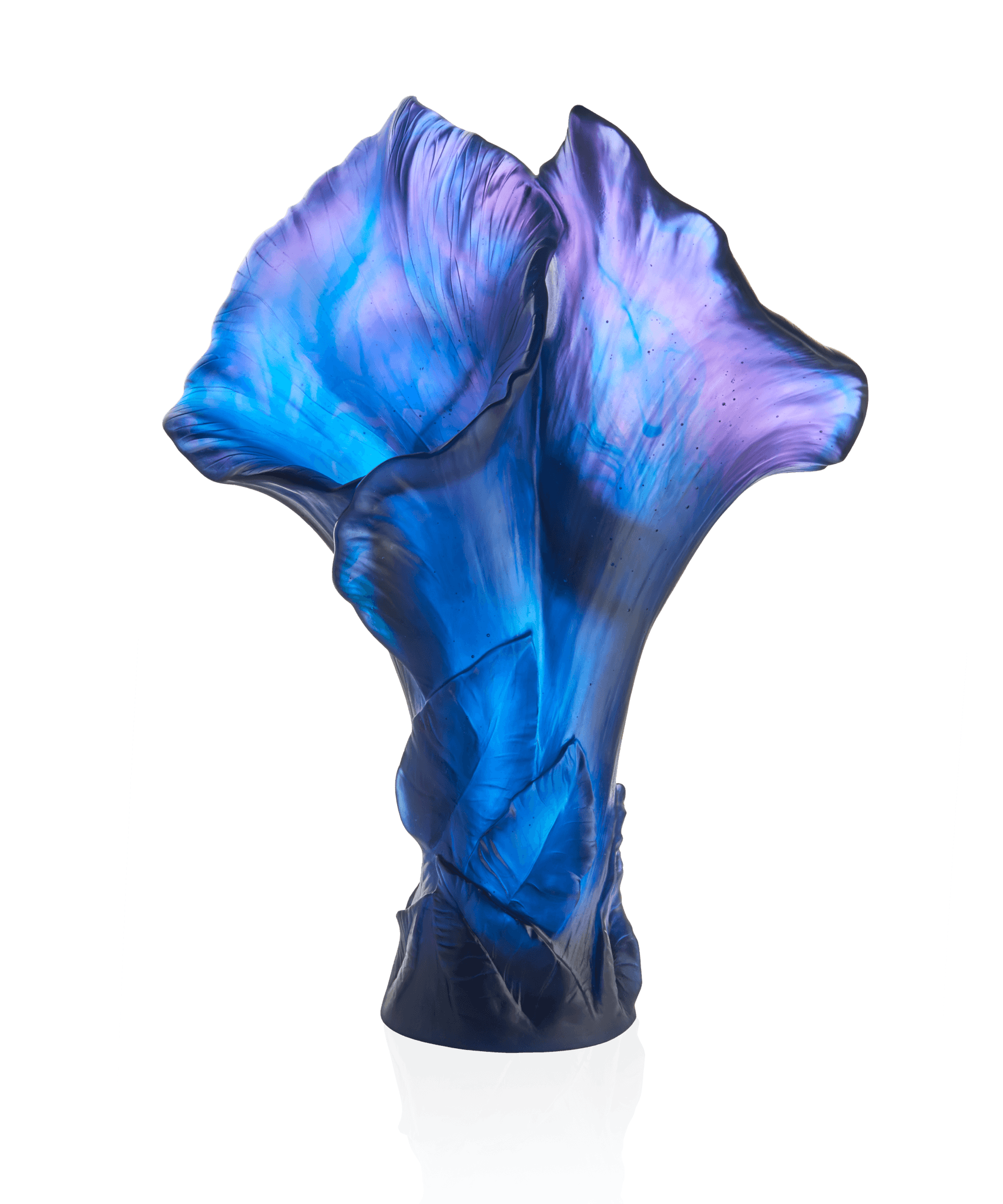 Daum Arum Magnum Vase — Midnight Blue