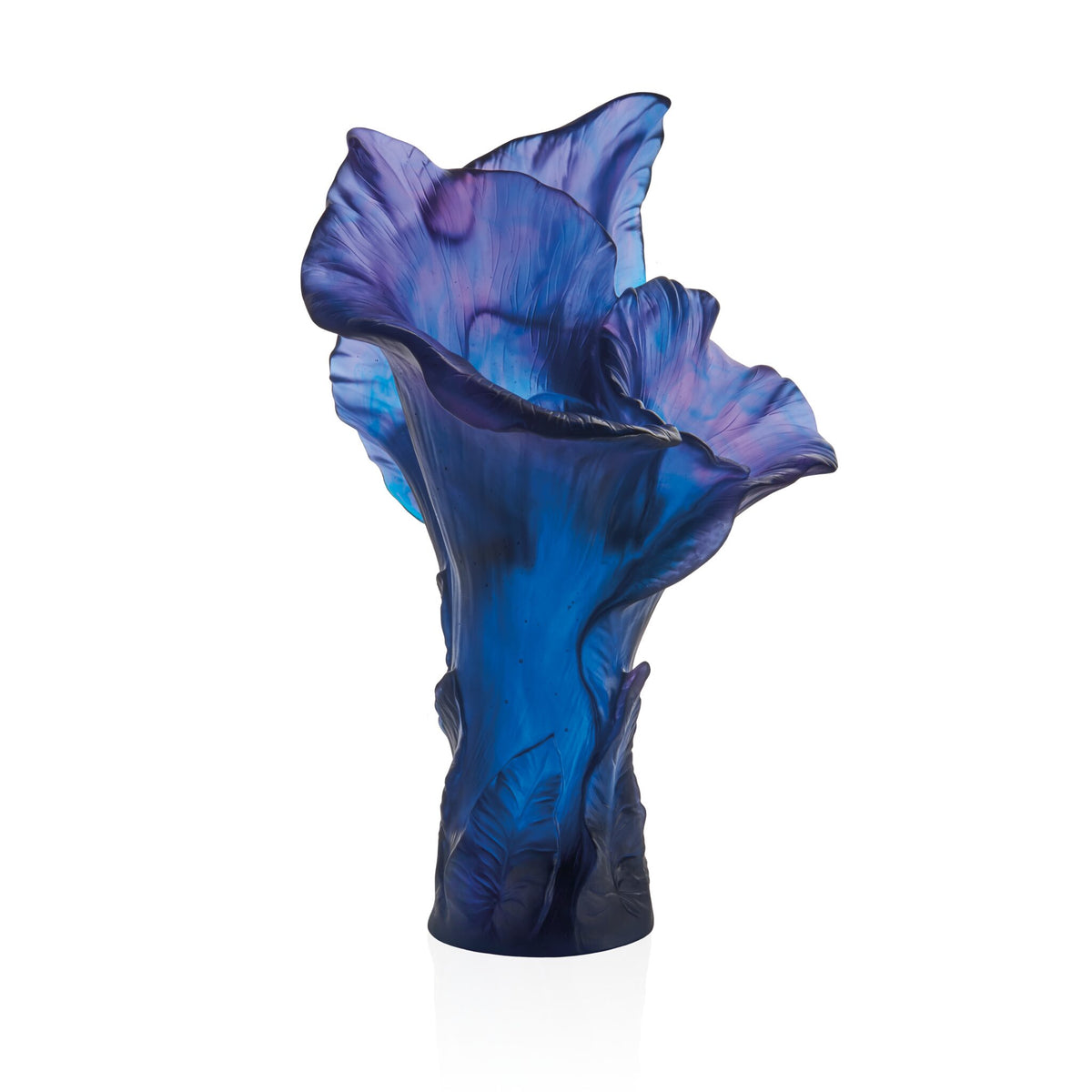 Daum Arum Magnum Vase – Midnight Blue, alternate view