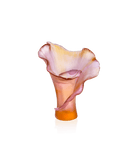 Daum Arum Medium Vase — Amber pink