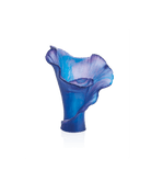 Daum Arum Medium Vase — Midnight Blue